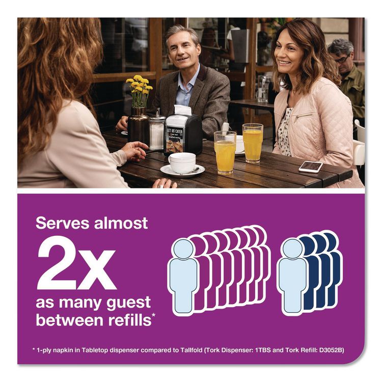 Xpressnap Fit Interfold Dispenser Napkins, 2-Ply, 6.5 x 8.4, White, 720/Pack, 6 Packs/Carton