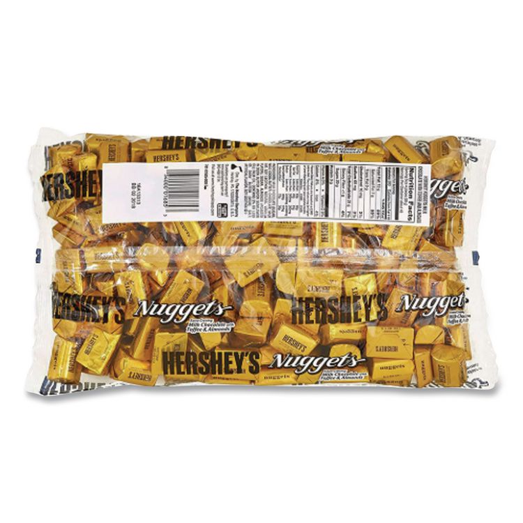 Nuggets, Bulk Pack, Milk Chocolate with Toffee and Almonds, 60 oz Bag