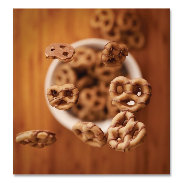 Dipped Pretzels, 4.25 oz Bag, 4/Carton