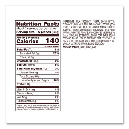 Dipped Pretzels, 4.25 oz Bag, 4/Carton