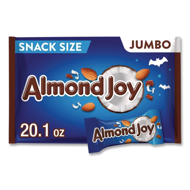 Snack Size Candy Bars, 20.1 oz Bag, 2/Carton