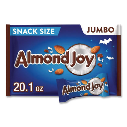 Snack Size Candy Bars, 20.1 oz Bag, 2/Carton
