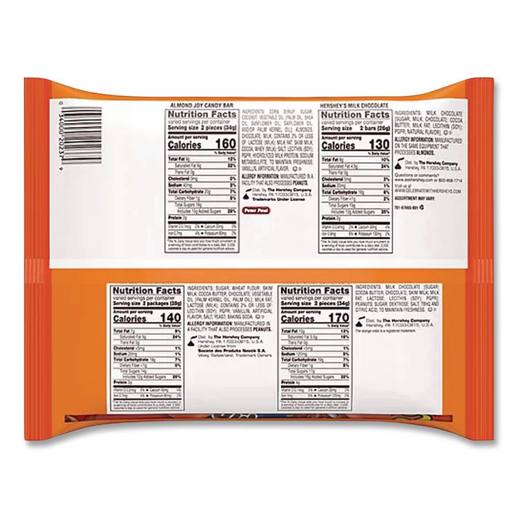 All Time Greats Milk Chocolate Variety Pack, 15.92 oz Bag, 30 Pieces/Bag, 2 Bags/Pack