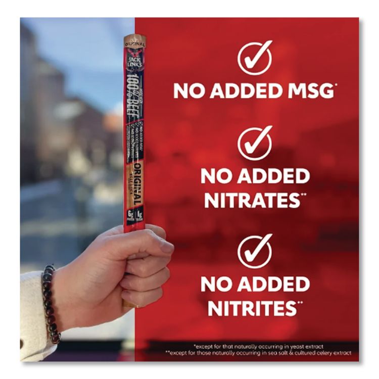 Big Beef Sticks, 0.92 oz Sticks, 20 Sticks/Carton