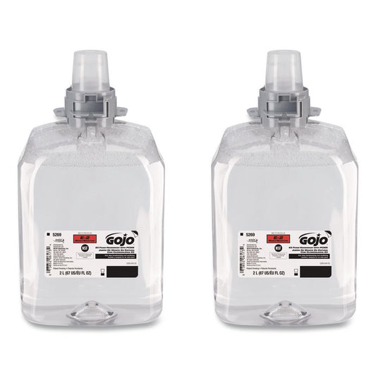 E2 Foam Handwash Refill with PCMX for FMX-20 Dispensers, Fragrance-Free, 2,000 mL, 2/Carton