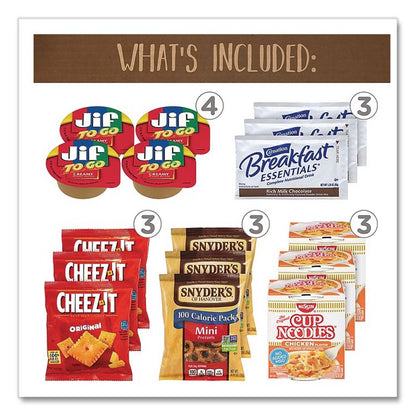 Dorm Room Survival Snack Box, 55 Assorted Snacks/Box