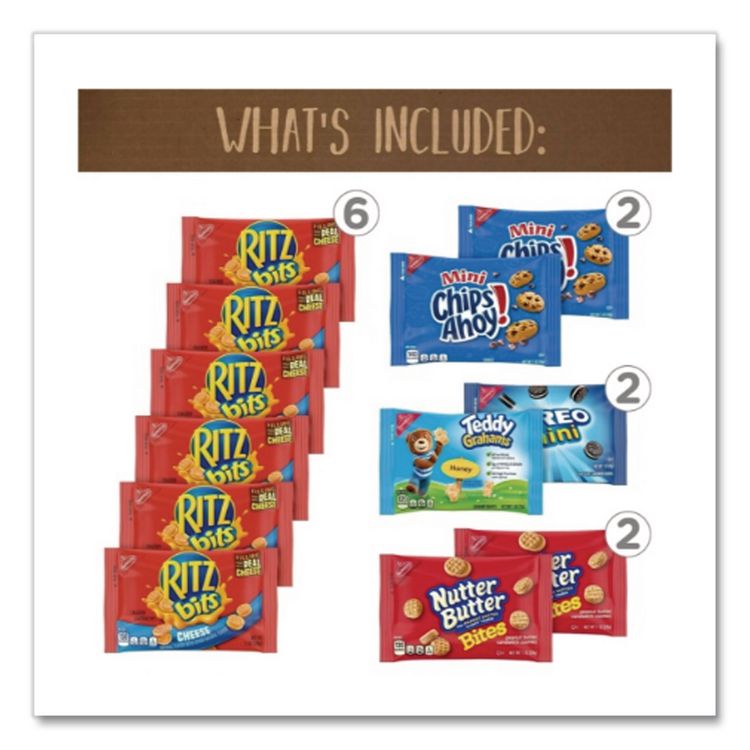 Snack Treats Variety Care Package, 40 Assorted Snacks/Box