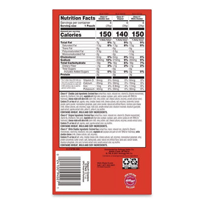 Baked Snack Crackers Variety Pack, Assorted Flavors, (8) 0.75 oz and (37) 1.5 oz Bags/Box