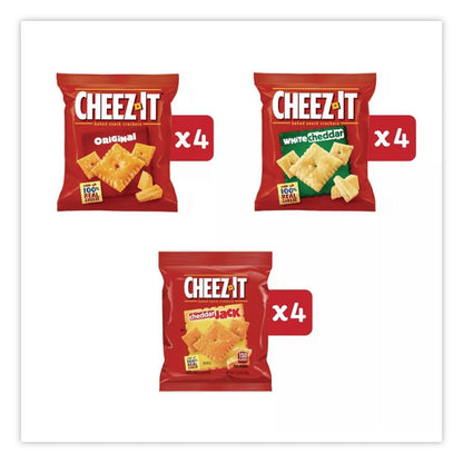 Baked Snack Crackers Variety Pack, Assorted Flavors, (8) 0.75 oz and (37) 1.5 oz Bags/Box