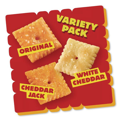 Baked Snack Crackers Variety Pack, Assorted Flavors, (8) 0.75 oz and (37) 1.5 oz Bags/Box