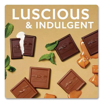 Premuim Assorted Dark and Milk Chocolate Squares, 15.77 oz Bag