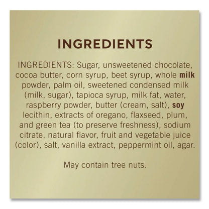 Premuim Assorted Dark and Milk Chocolate Squares, 15.77 oz Bag