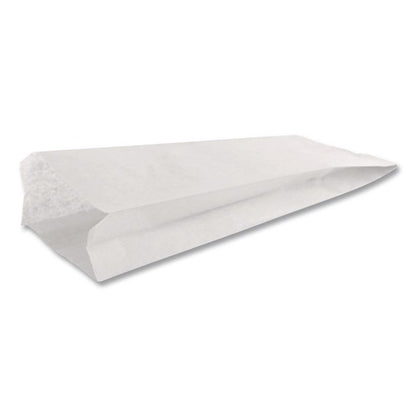 Grease-Resistant Single-Serve Hot Dog Bags, 3.5 x 1.5 x 8.5, White, 6,000/Carton
