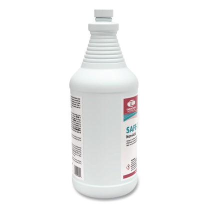 Safe-T-Bowl Liquid Toilet Bowl Cleaner, Unscented, 32 oz Bottle, 12/Carton