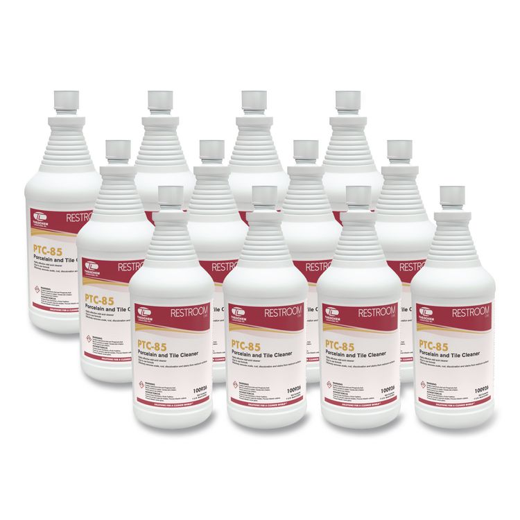PTC-85 Porcelain and Tile Cleaner, 32 oz Bottle, 12/Carton