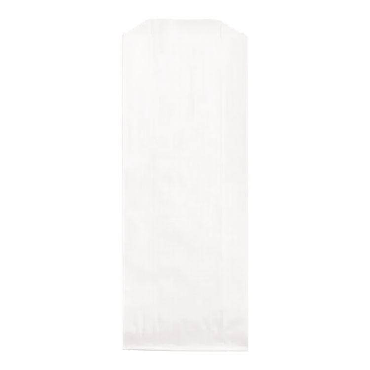 Grease-Resistant Single-Serve Hot Dog Bags, 3.5 x 1.5 x 8.5, White, 6,000/Carton