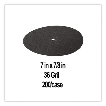 Regalite Floor Surfacing Discs, 7" Diameter x 0.88", 200/Carton