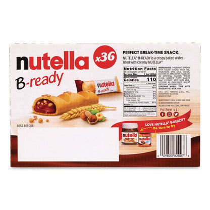 B-Ready, Hazelnut, 0.7 oz Bag, 36/Carton