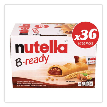 B-Ready, Hazelnut, 0.7 oz Bag, 36/Carton