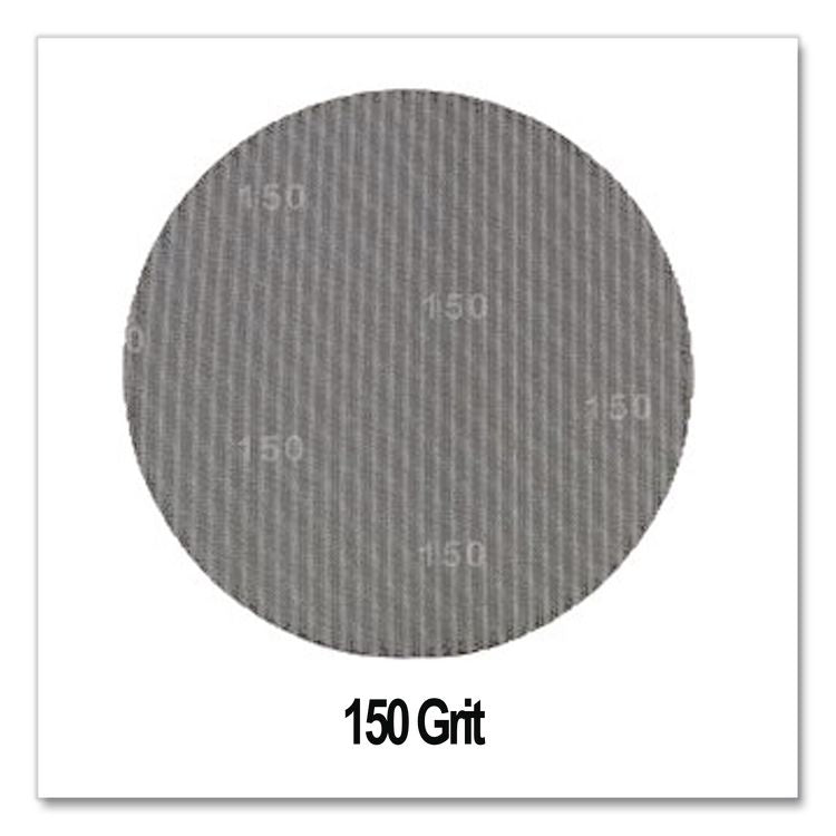 Sanding Screen, 12" Diameter, 150 Grit, Brown, 20/Carton