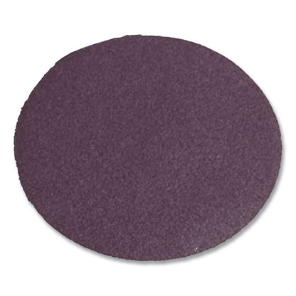 Floor Surfacing Hookit Discs, 7" Diameter, 60 Grit, Purple, 200/Carton