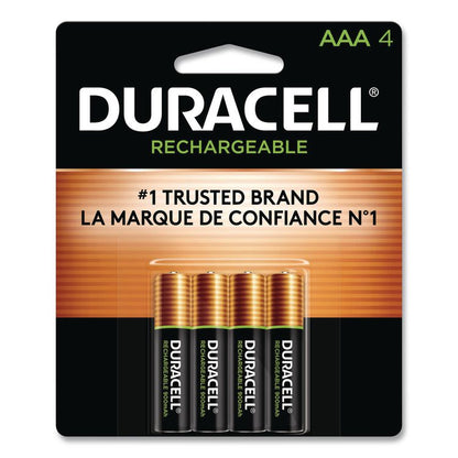 Rechargeable StayCharged NiMH Batteries, AAA, 4/Pack