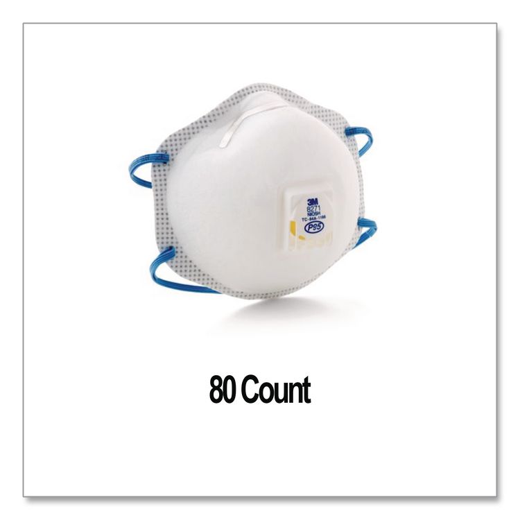 Particulate Respirator 8271, P95, 80/Carton
