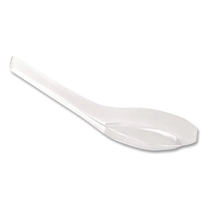 Petites Mini Utensils, Spoon, Plastic, Clear, 200/Carton