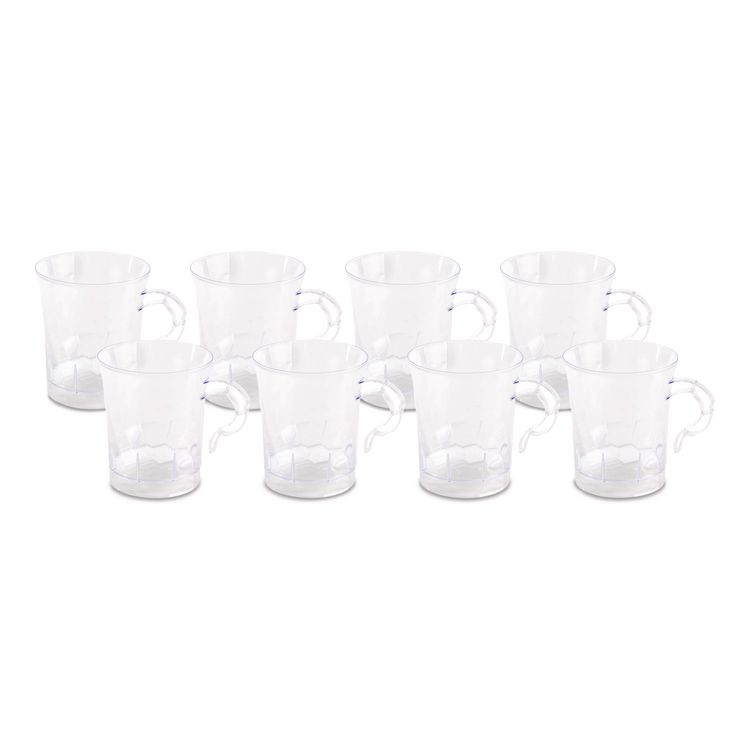 Classicware Coffee Mug, 8 oz, Clear, 192/Carton