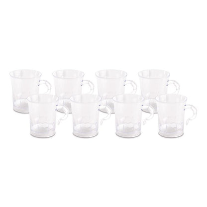 Classicware Coffee Mug, 8 oz, Clear, 192/Carton