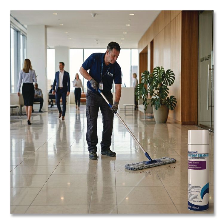 Dust Mop Treatment, Pine Scent, 17 oz Aerosol Spray, 12/Carton