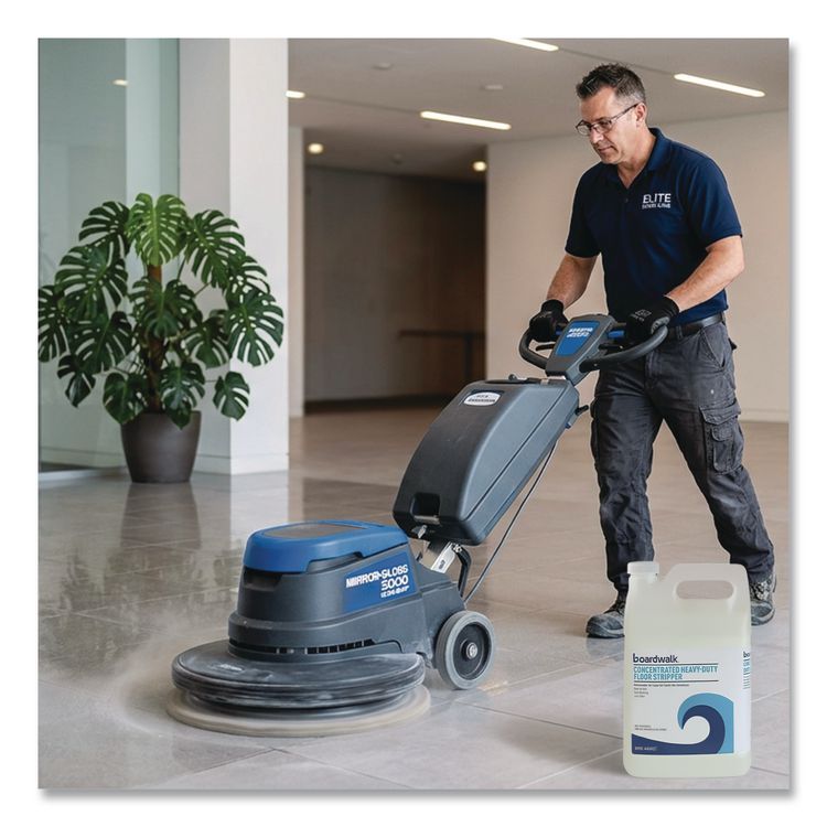 Concentrated Heavy-Duty Floor Stripper, 1 gal Bottle, 4/Carton