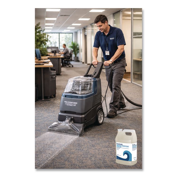 Industrial Strength Carpet Extractor, Clean Scent, 1 gal Bottle