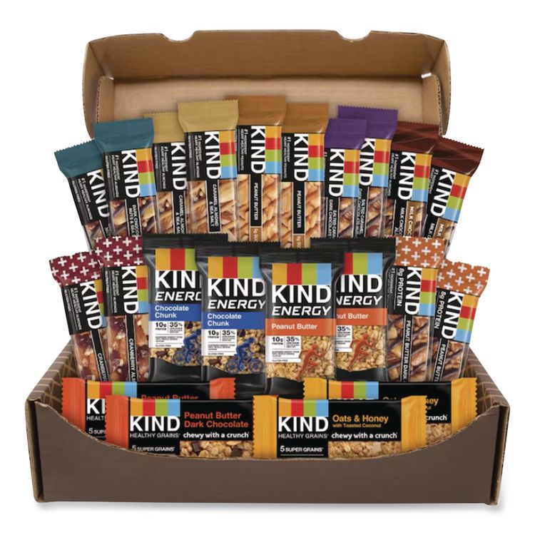 Favorites Snack Box, Assorted Variety of KIND Bars, 2.5 lb Box, 22 Bars/Box