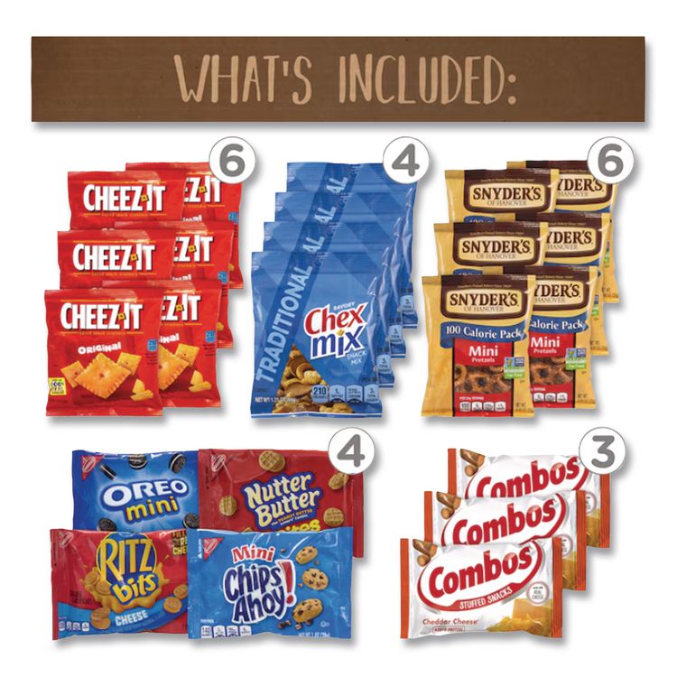 Big Party Snack Box, 75 Assorted Snacks/Box