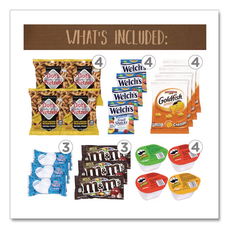 Big Party Snack Box, 75 Assorted Snacks/Box