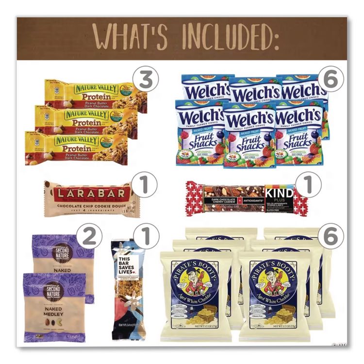 Gluten Free Snack Box, 32 Assorted Snacks/Box