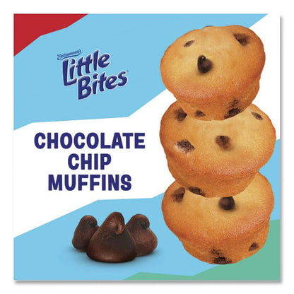 Little Bites Muffins, Chocolate Chip, 1.65 oz Pouch, 20 Pouches/Carton