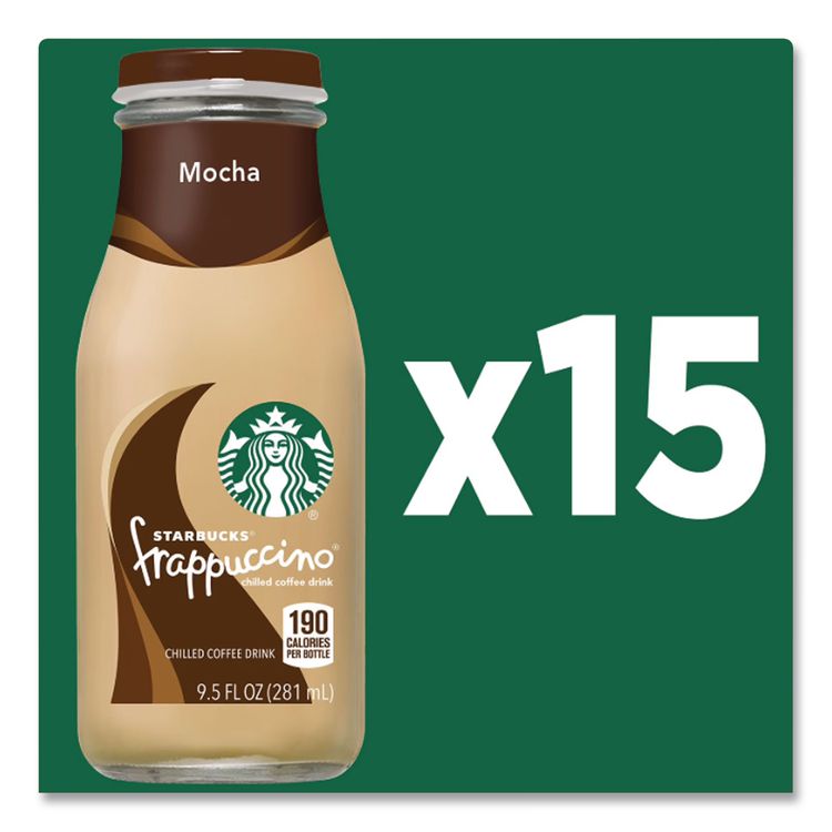 Frappuccino Coffee, Mocha, 9.5 oz Bottle,15/Carton