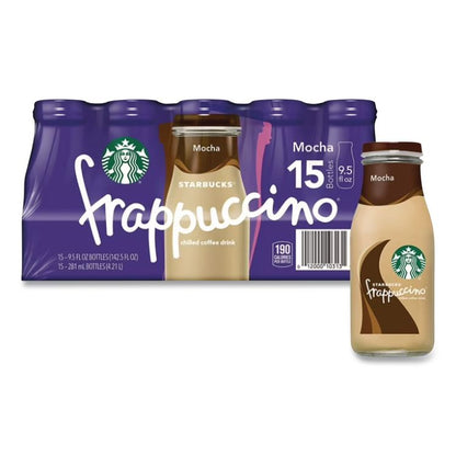 Frappuccino Coffee, Mocha, 9.5 oz Bottle,15/Carton