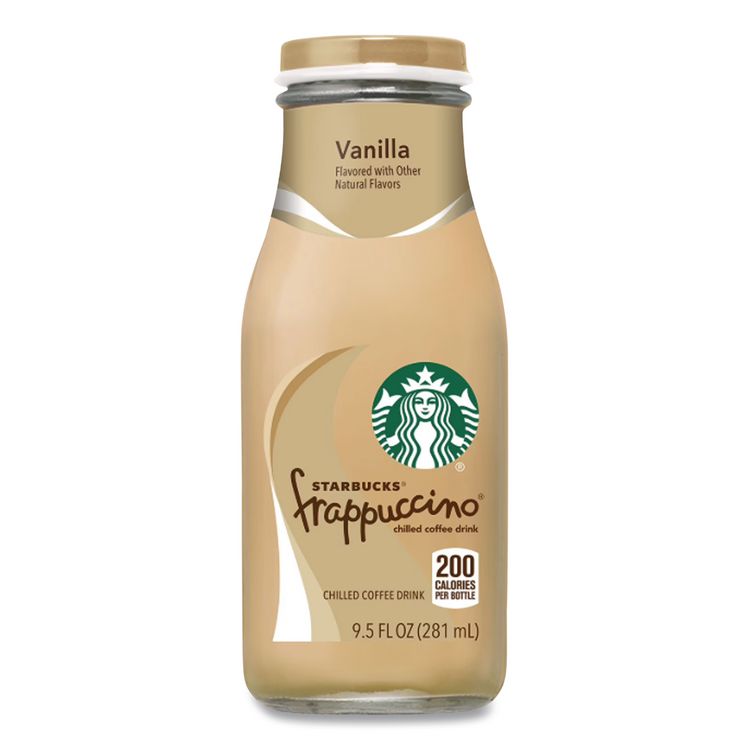 Frappuccino Coffee, Vanilla, 9.5 oz Bottle, 15/Carton