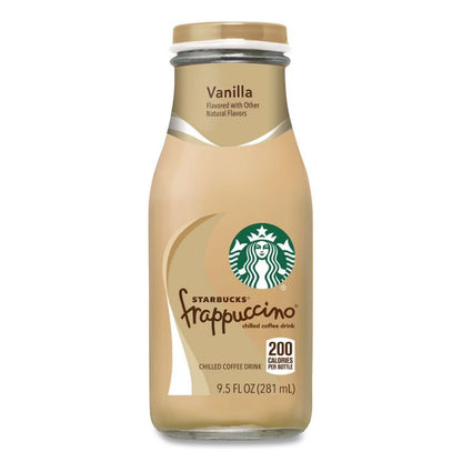 Frappuccino Coffee, Vanilla, 9.5 oz Bottle, 15/Carton