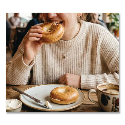 Fresh Plain Bagels, 6/Carton