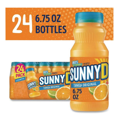Tangy Original Orange Flavored Citrus Punch, 6.75 oz Bottle, 24/Carton