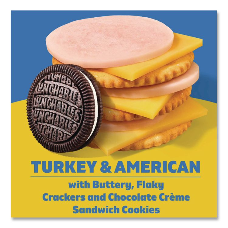 Lunchables Variety Pack, Turkey/American and Ham/Cheddar, 6/Carton