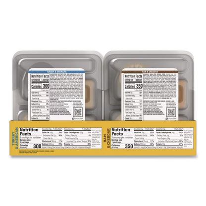 Lunchables Variety Pack, Turkey/American and Ham/Cheddar, 6/Carton
