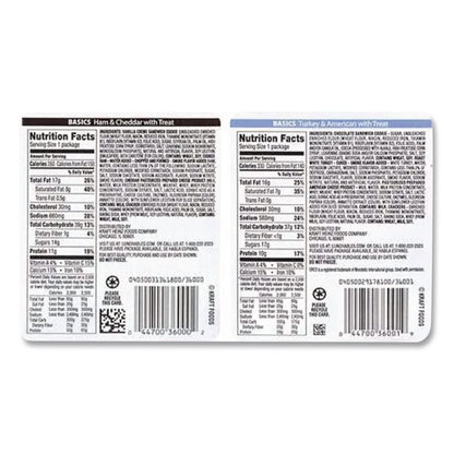 Lunchables Variety Pack, Turkey/American and Ham/Cheddar, 6/Carton
