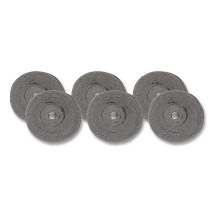 Industrial-Quality Steel Wool Reel, #1 Medium, 5 lb Reel, 6/Carton
