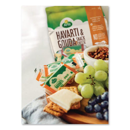 Havarti and Gouda Cheese Snack Bars, 0.75 oz Bars, 24 Bars/Carton