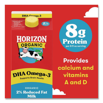 Organic 2% Milk, 64 oz Carton, 3/Carton